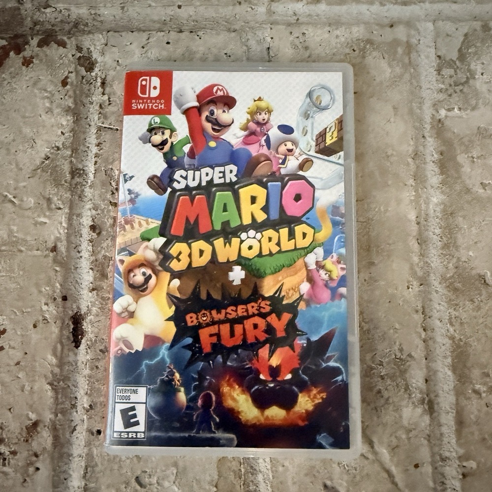 Super Mario 3D World + Bowser's Fury Nintendo Switch Game + Case